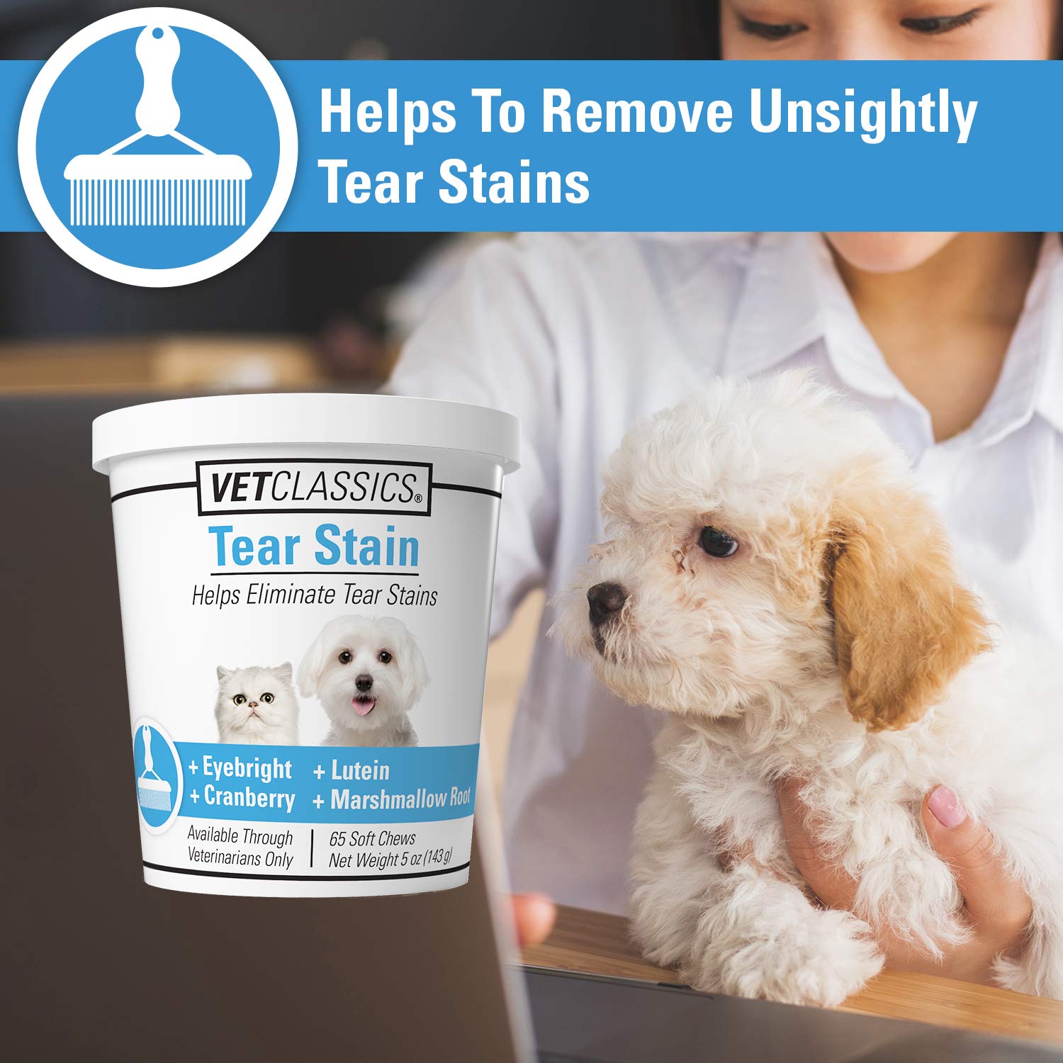 TearClear Chews: Stain-Free Eyes for Pets -  by Handbags Specialist Headquarter | Available at Handbags Specialist Headquarter