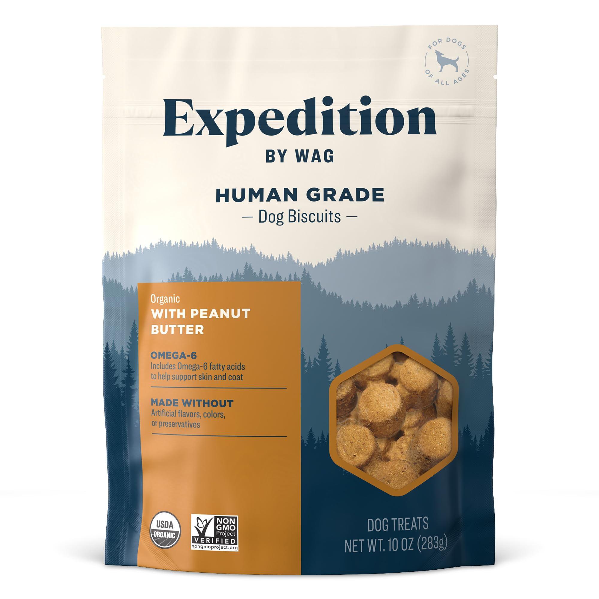 Wag Expedition Pumpkin Chia Dog Treats, Organic Biscuits - Pet Supplies by Handbags Specialist Headquarter | Available at Handbags Specialist Headquarter