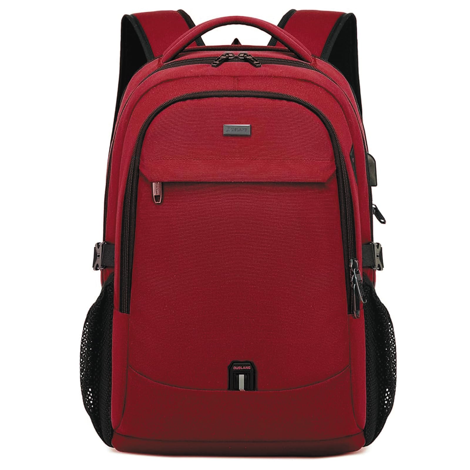 DUSLANG Travel Laptop Backpack with USB Port - Black - Backpack Bags by Handbags Specialist Headquarter | Available at Handbags Specialist Headquarter