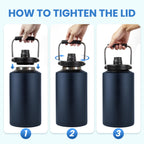 HydraGuard 128oz: Dual-Vacuum Stainless Water Jug - Water Bottles by Handbags Specialist Headquarter | Available at Handbags Specialist Headquarter