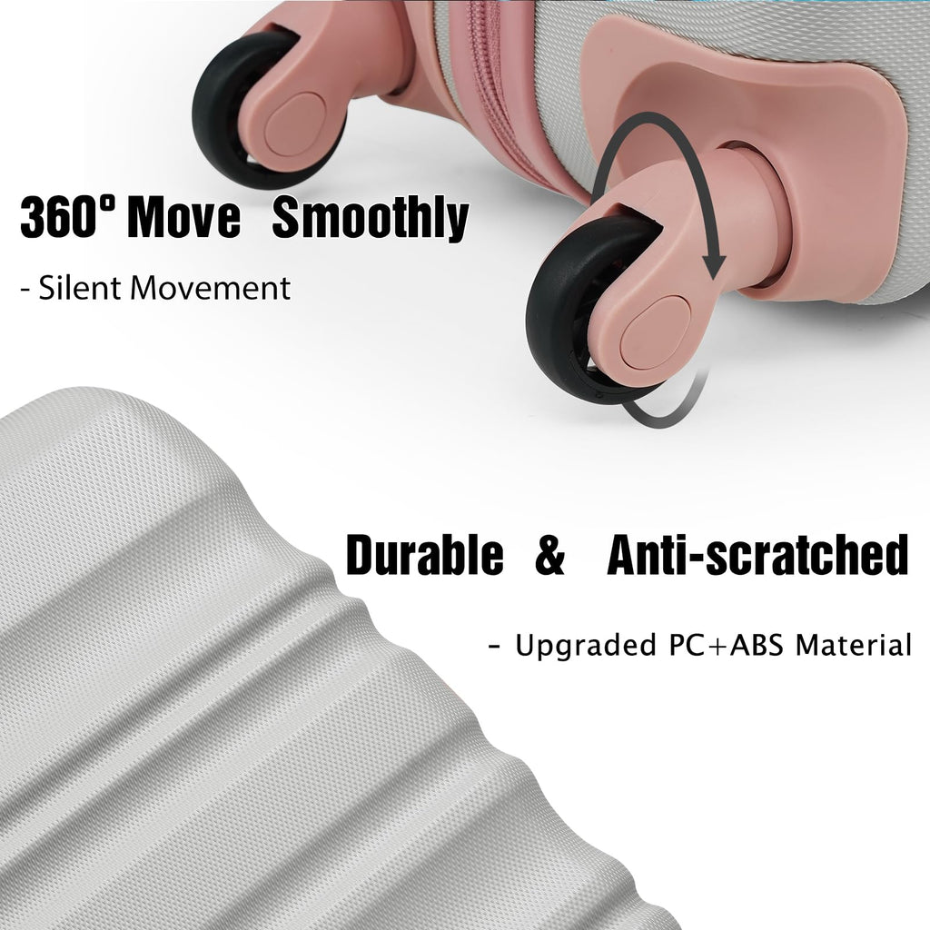 VoyagePro 6-Piece Hardshell Luggage Set - Luggage Travel Bags by Handbags Specialist Headquarter | Available at Handbags Specialist Headquarter