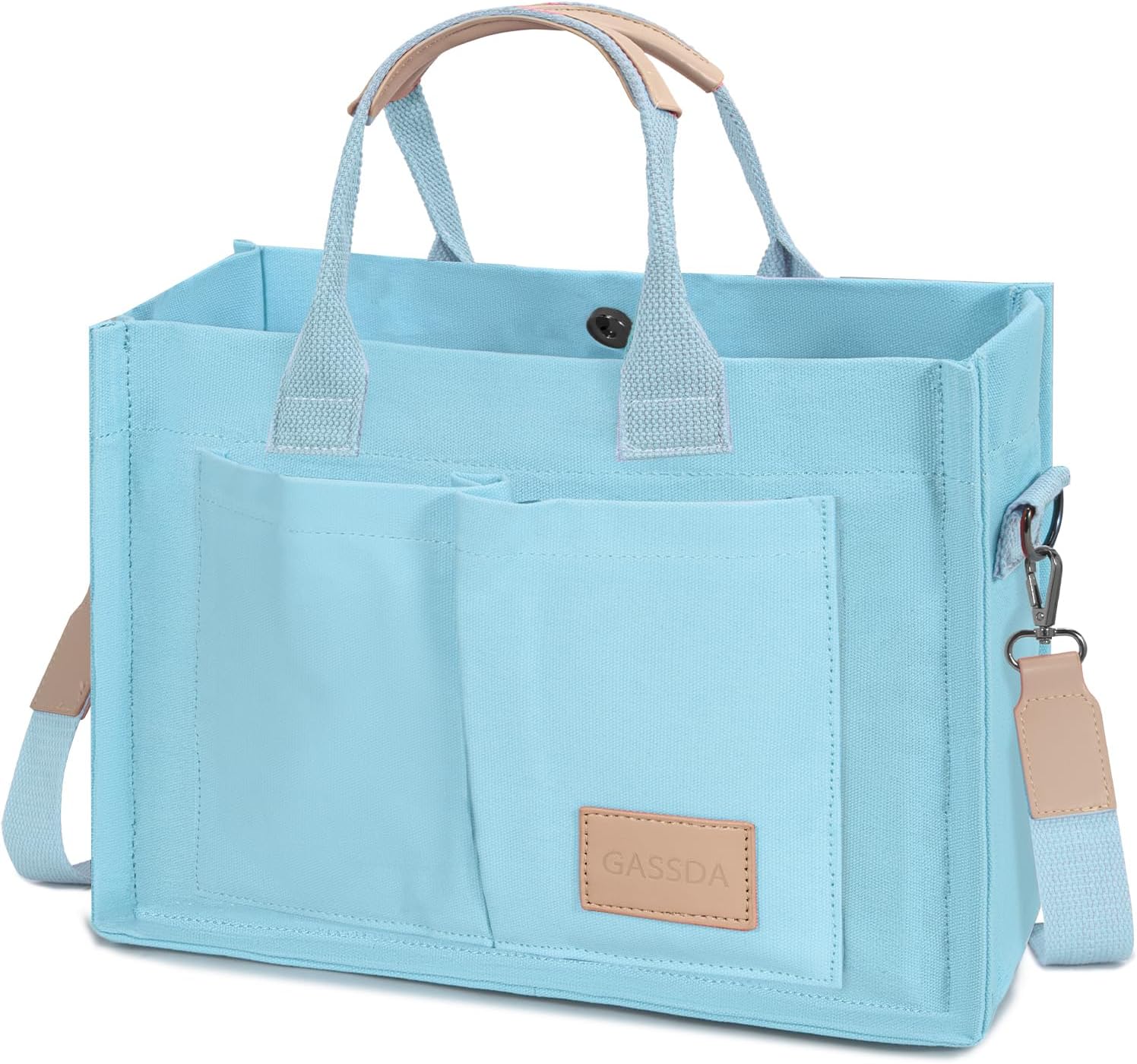 ChicCanvas Tote: Stylish Crossbody with Pockets - Totes by Handbags Specialist Headquarter | Available at Handbags Specialist Headquarter