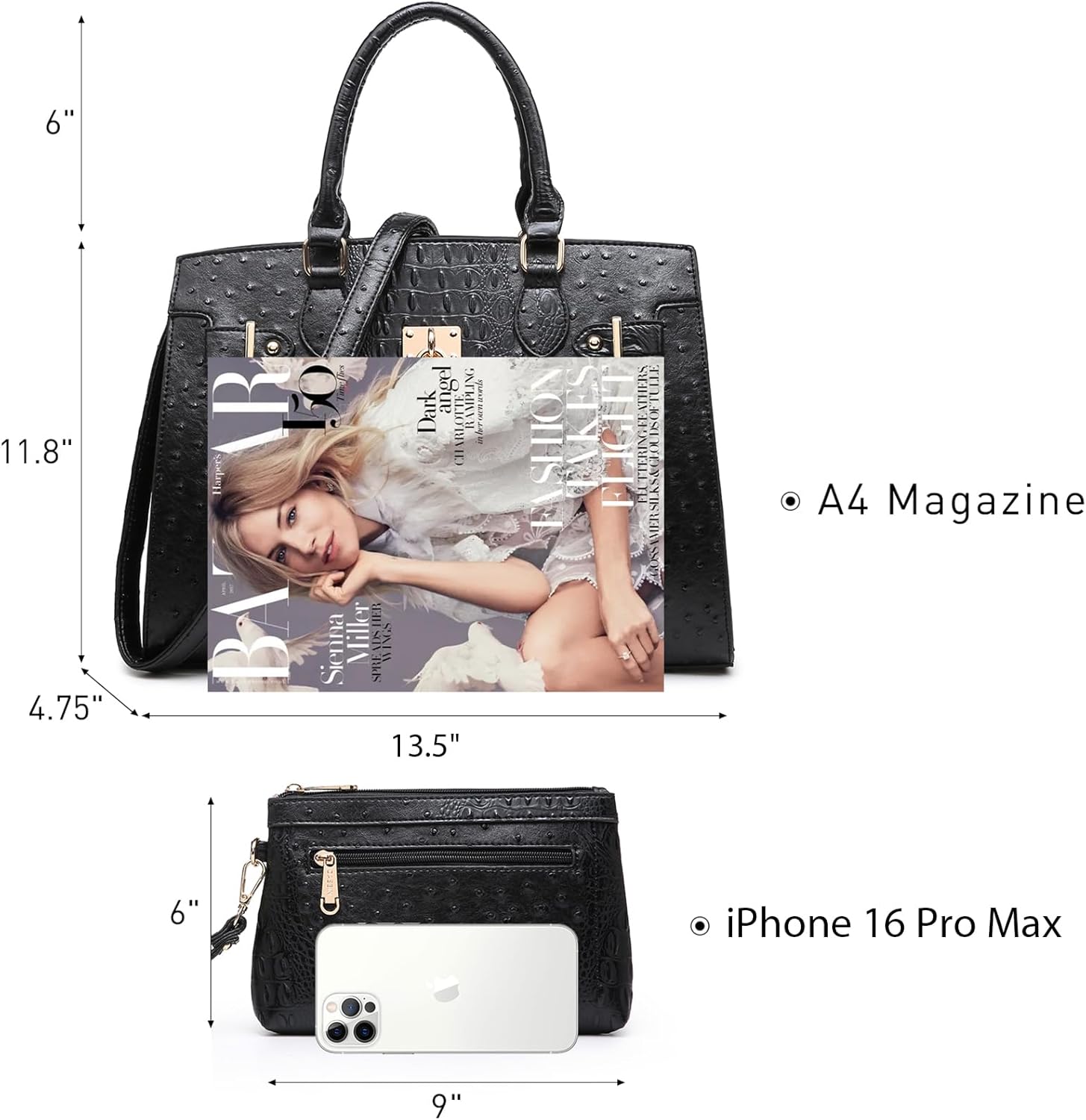 Dasein Women's Handbags & Purses Set