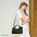 BOSTANTEN Leather Satchel Crossbody Handbag for Women