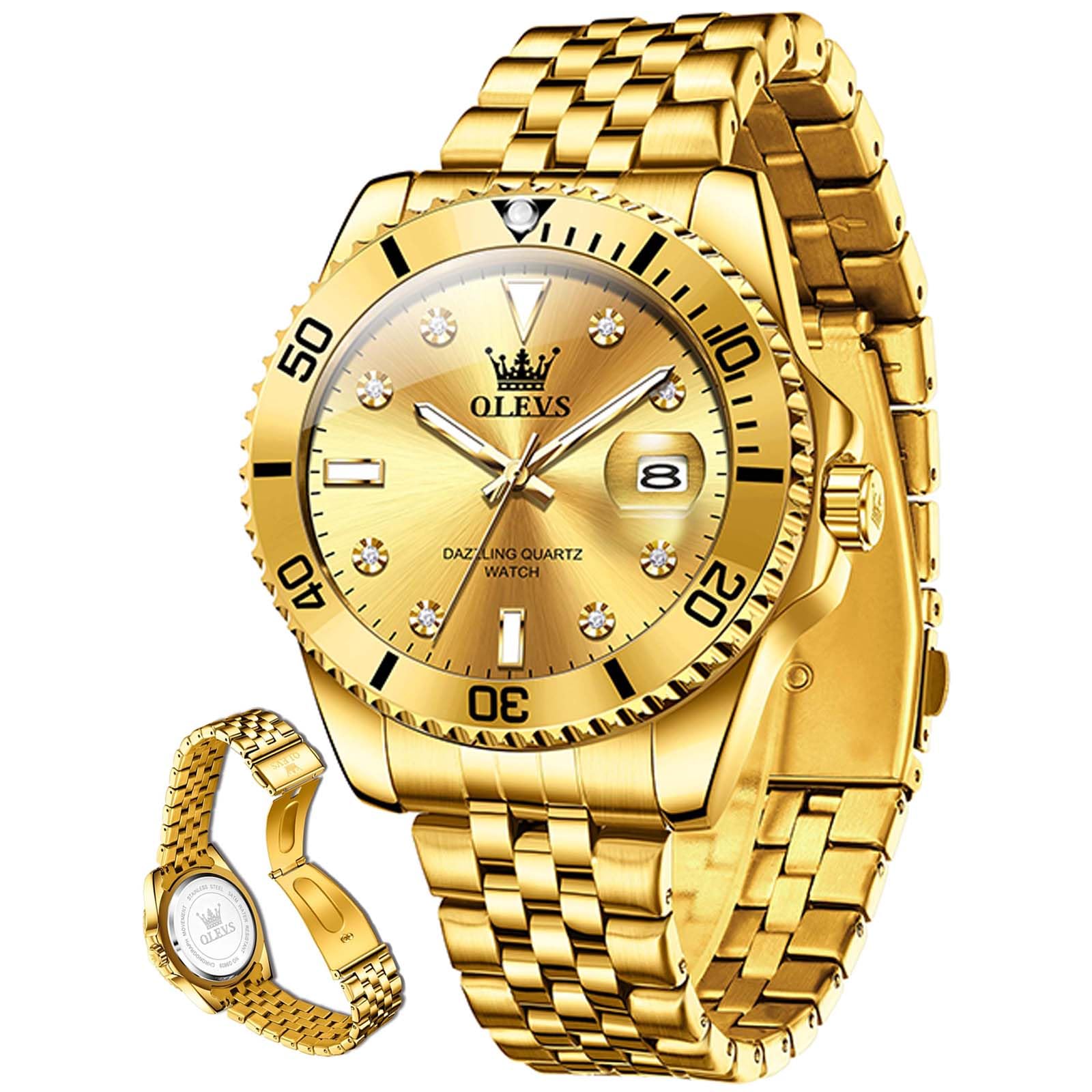 SteelGlow: OLEVS Quartz Men's Luminous Watch