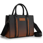 Western Chic Wrangler Tote: Vegan Leather, Versatile Strap