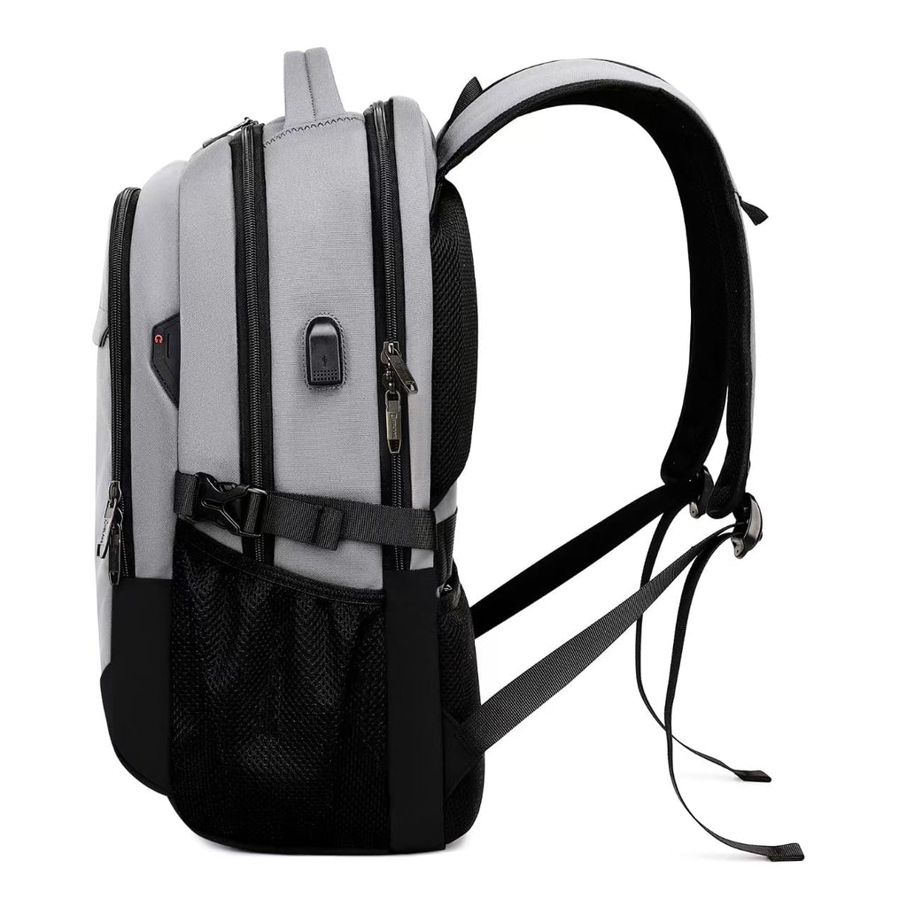DUSLANG Travel Laptop Backpack with USB Port - Black - Backpack Bags by Handbags Specialist Headquarter | Available at Handbags Specialist Headquarter