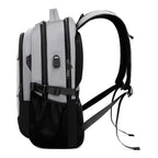 DUSLANG Travel Laptop Backpack with USB Port - Black - Backpack Bags by Handbags Specialist Headquarter | Available at Handbags Specialist Headquarter