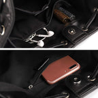 AFKOMST Chic Leather Bucket & Crossbody Bag Set -  by Handbags Specialist Headquarter | Available at Handbags Specialist Headquarter