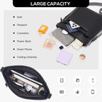 Chic Leather Crossbody with Card Slots for Women -  by Handbags Specialist Headquarter | Available at Handbags Specialist Headquarter