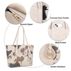 Leopard Luxe: Montana West 3pc Tote & Satchel Set