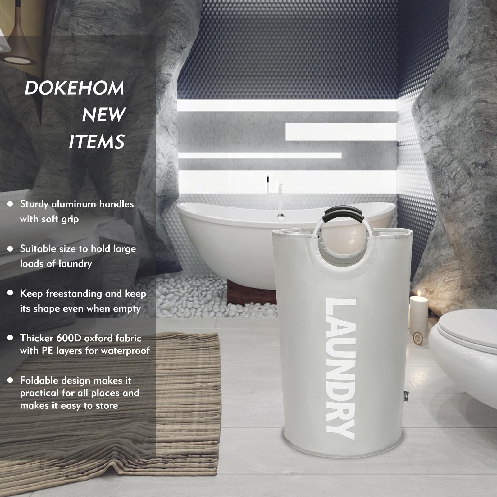 FoldAway Laundry Hamper - Laundry Baskets by Handbags Specialist Headquarter | Available at Handbags Specialist Headquarter