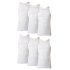 CoolFlex Men's Ribbed Tank Pack - White/Black/Gray
