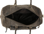 Leather Travel Duffle Bag Cabin Friendly Carry-On