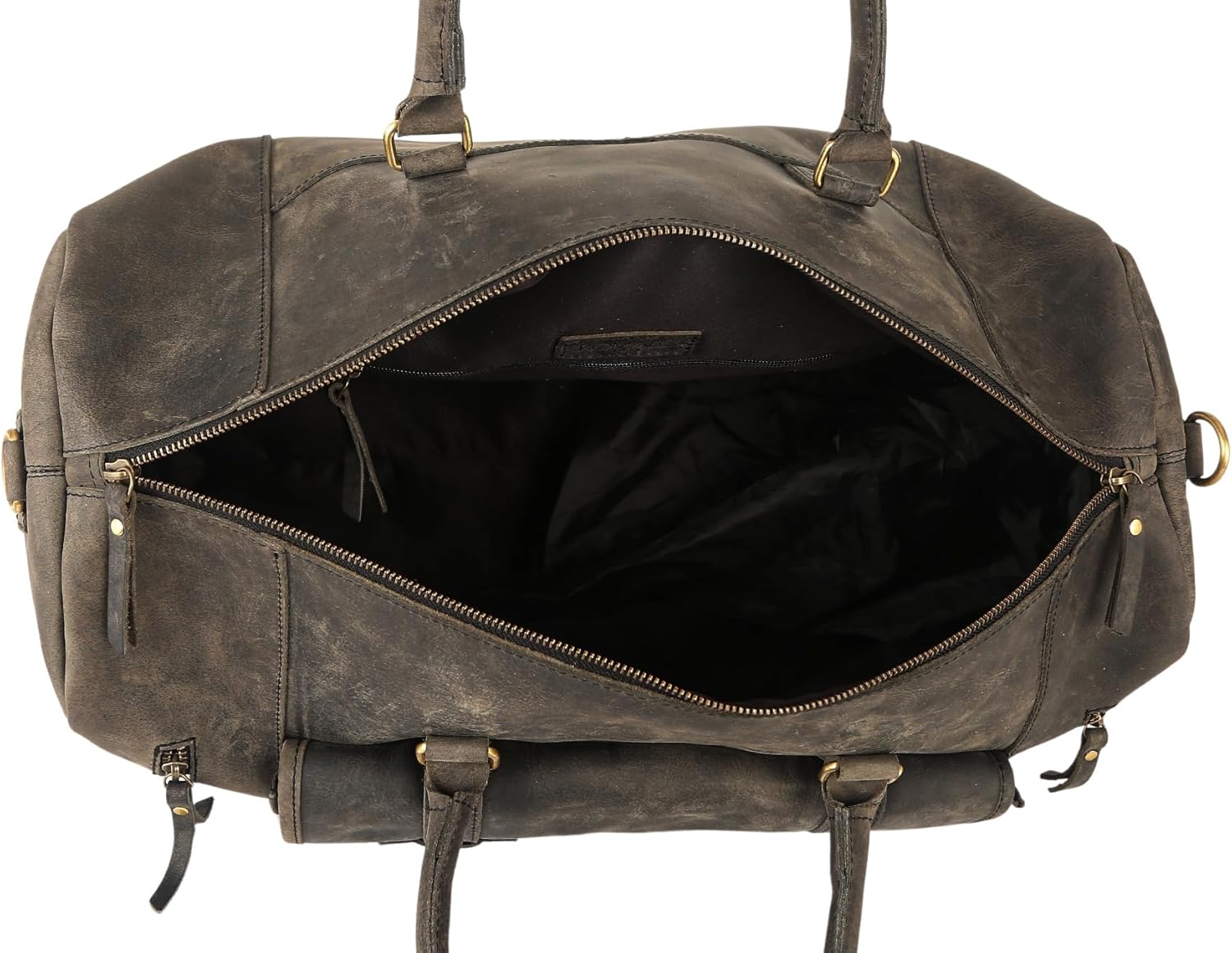 Leather Travel Duffle Bag Cabin Friendly Carry-On