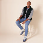 PolarZip Men's Fleece Vest – Big & Tall by Essentials