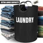 FoldAway Laundry Hamper - Laundry Baskets by Handbags Specialist Headquarter | Available at Handbags Specialist Headquarter