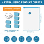 CozyVac Travel Bags with Pump - 6 Pack Space Savers -  by Handbags Specialist Headquarter | Available at Handbags Specialist Headquarter