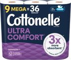 Cottonelle Ultra Mega: 9 = 36 Comfort Rolls -  by Handbags Specialist Headquarter | Available at Handbags Specialist Headquarter