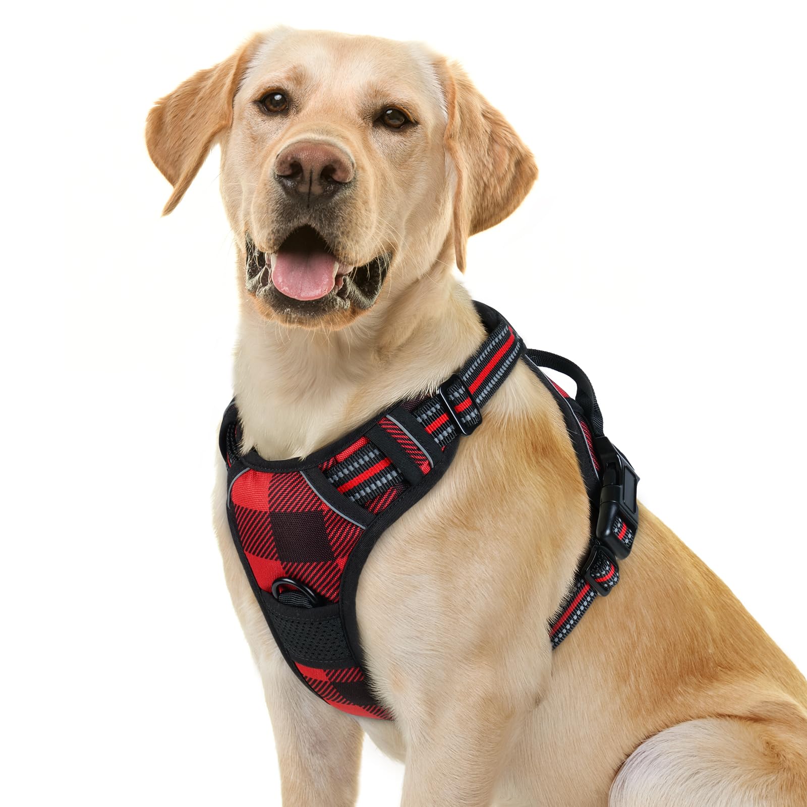 PawGuard No-Pull Reflective Dog Harness - Large Black -  by Handbags Specialist Headquarter | Available at Handbags Specialist Headquarter