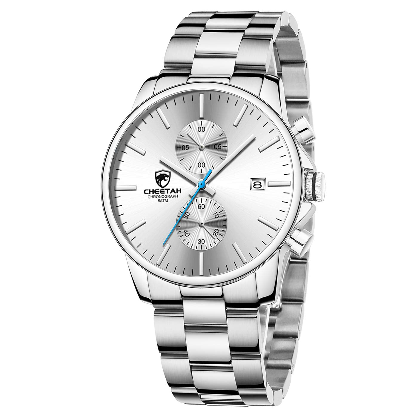 Golden Hour Elite Chrono Steel Men’s Quartz Watch