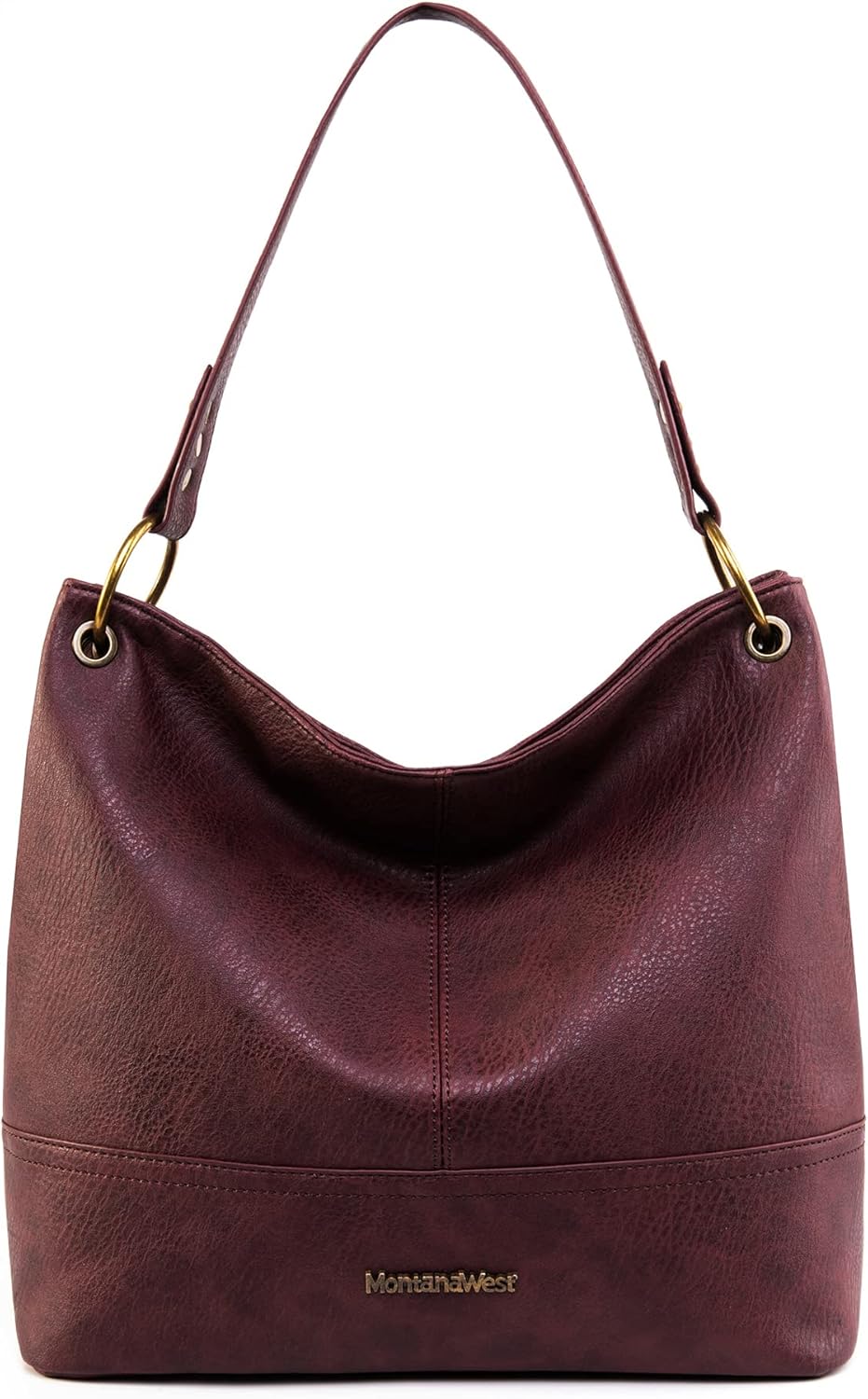West Zip Hobo Purse - Crossbody Bags by Handbags Specialist Headquarter | Available at Handbags Specialist Headquarter