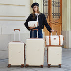 Cosbarn 5-Piece ABS Spinner Luggage Set with TSA Lock