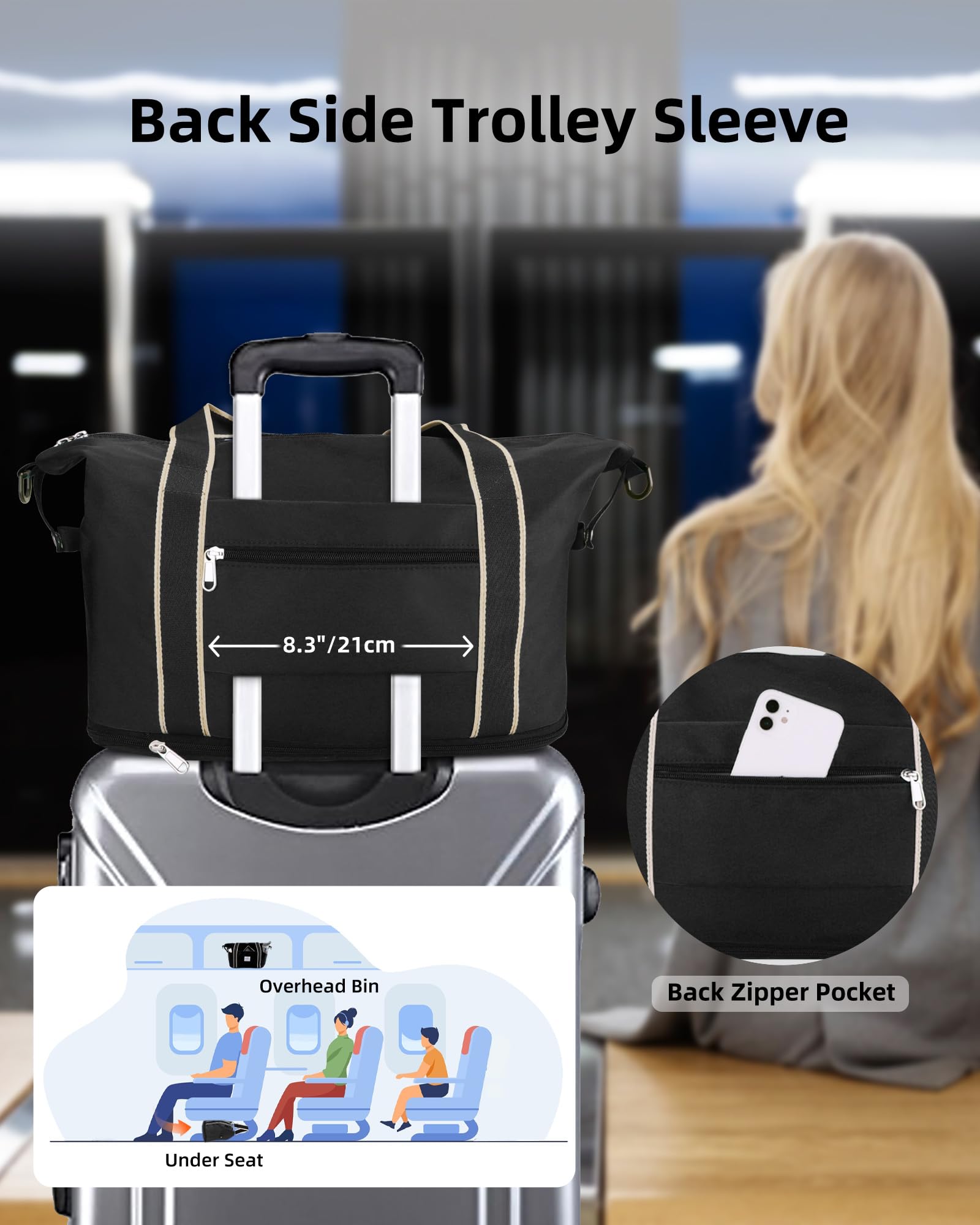 WALNEW Foldable Waterproof Travel Duffel Bag - Luggage Travel Bags by Handbags Specialist Headquarter | Available at Handbags Specialist Headquarter