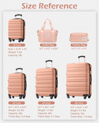 VoyagePro 6-Piece Hardshell Luggage Set - Luggage Travel Bags by Handbags Specialist Headquarter | Available at Handbags Specialist Headquarter