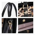 Women’s 2pc Tote & Wallet Handbag Set with 3 Compartments