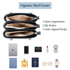 Luxe Leather Satchel & Crossbody Bags -  by Handbags Specialist Headquarter | Available at Handbags Specialist Headquarter