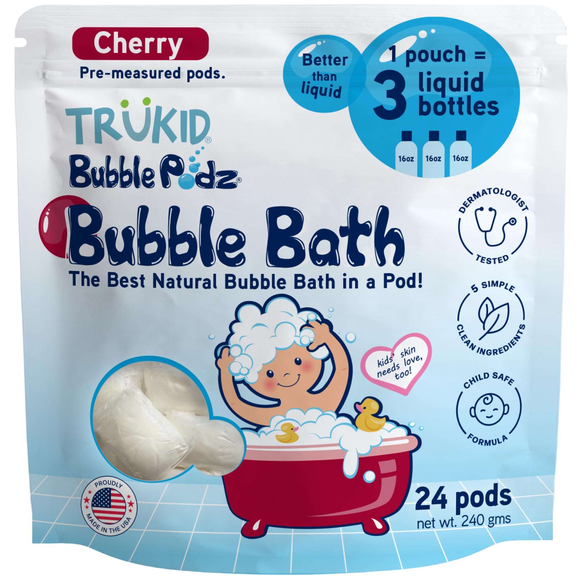 TruKid Bubble Podz: Gentle Lavender Bath Bombs - Baby Products by Handbags Specialist Headquarter | Available at Handbags Specialist Headquarter
