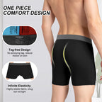 Bamboo Rayon Boxer Briefs 7 Pack for Men