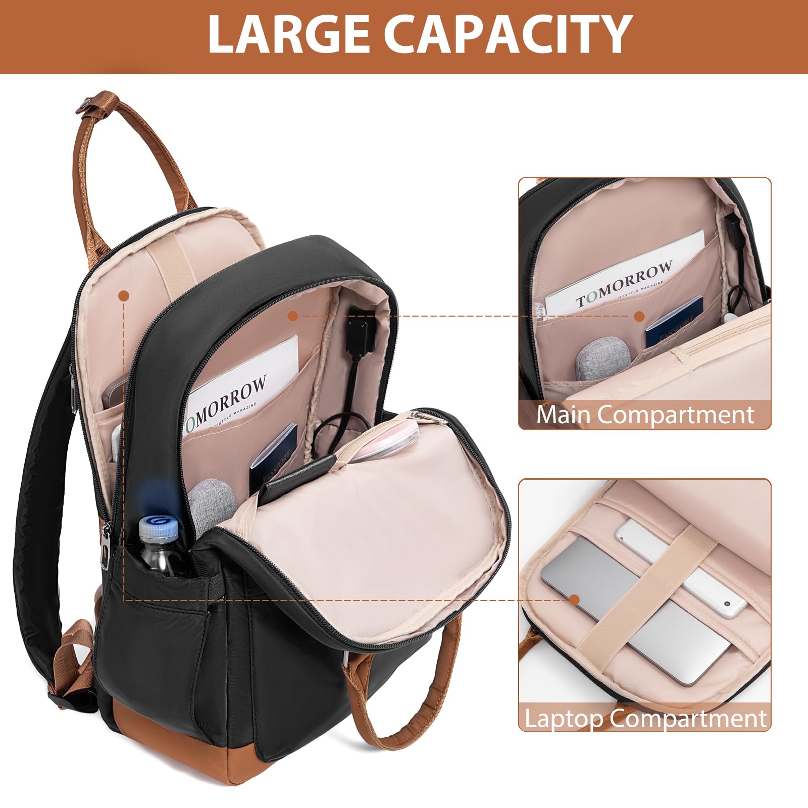 VoyagePro 6-Piece Hardshell Luggage Set - Luggage Travel Bags by Handbags Specialist Headquarter | Available at Handbags Specialist Headquarter