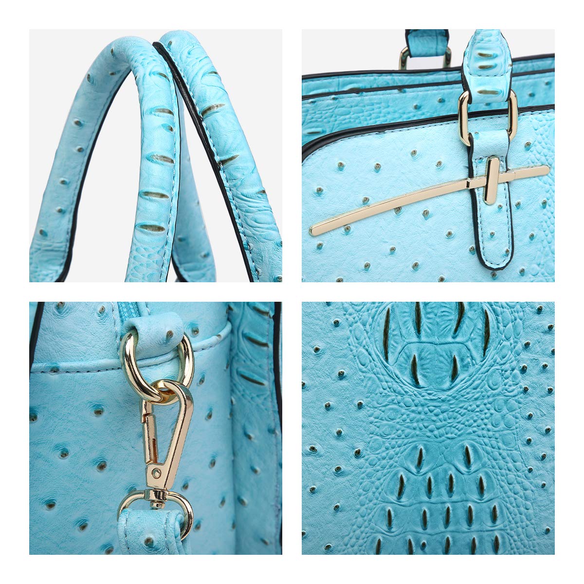 Women’s 2pc Tote & Wallet Handbag Set with 3 Compartments