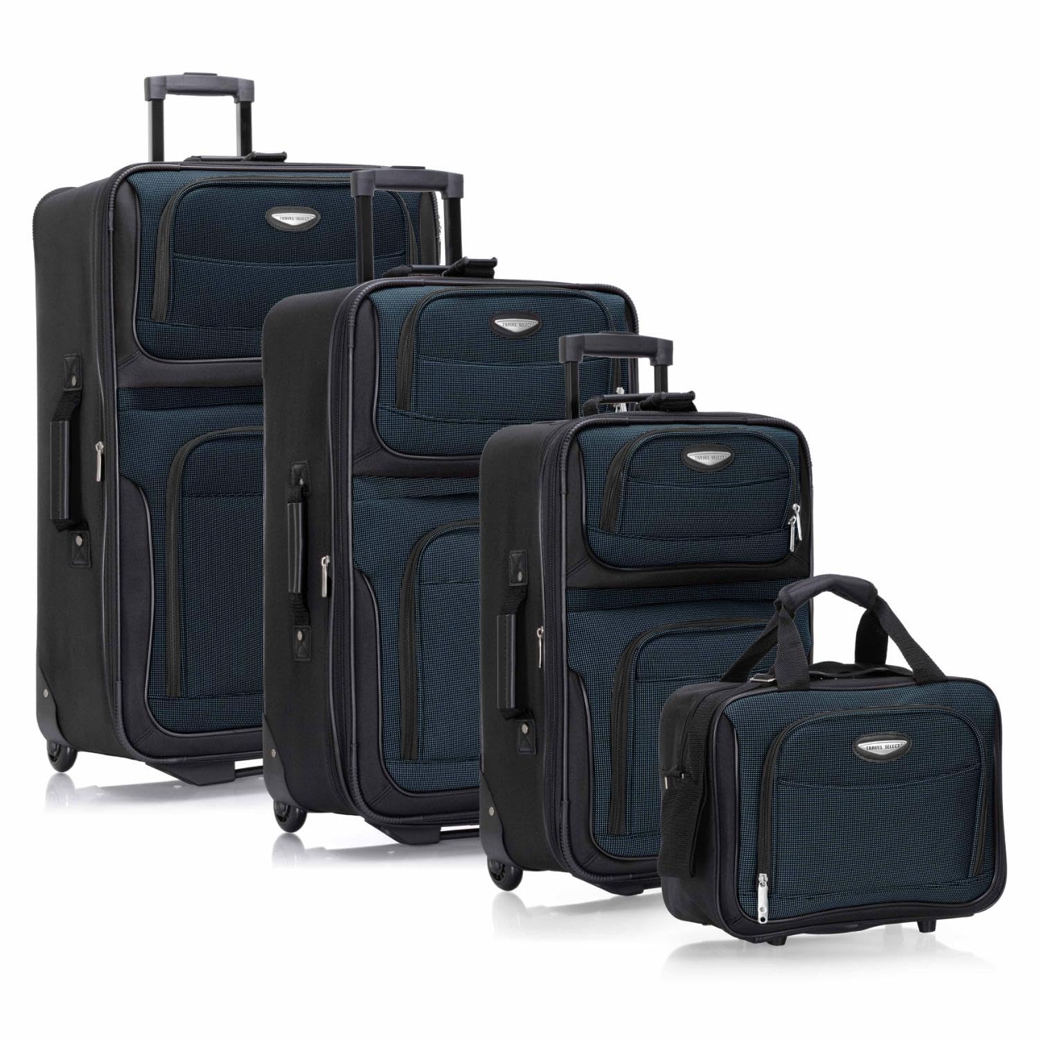 Travel Select Amsterdam 4-Pc Expandable Luggage Set -  by Handbags Specialist Headquarter | Available at Handbags Specialist Headquarter