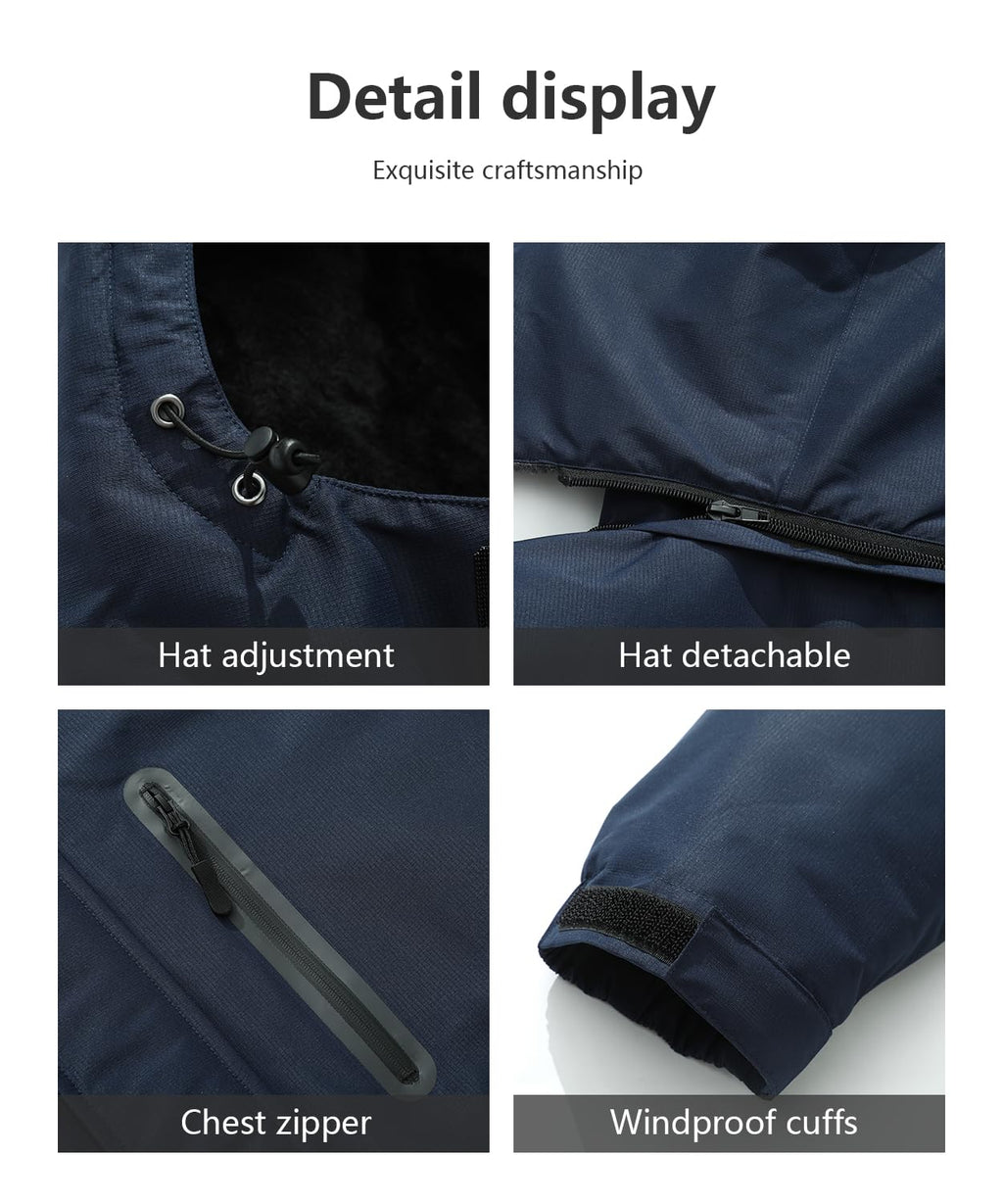 Men's Mountain Ski Jacket - Waterproof & Warm
