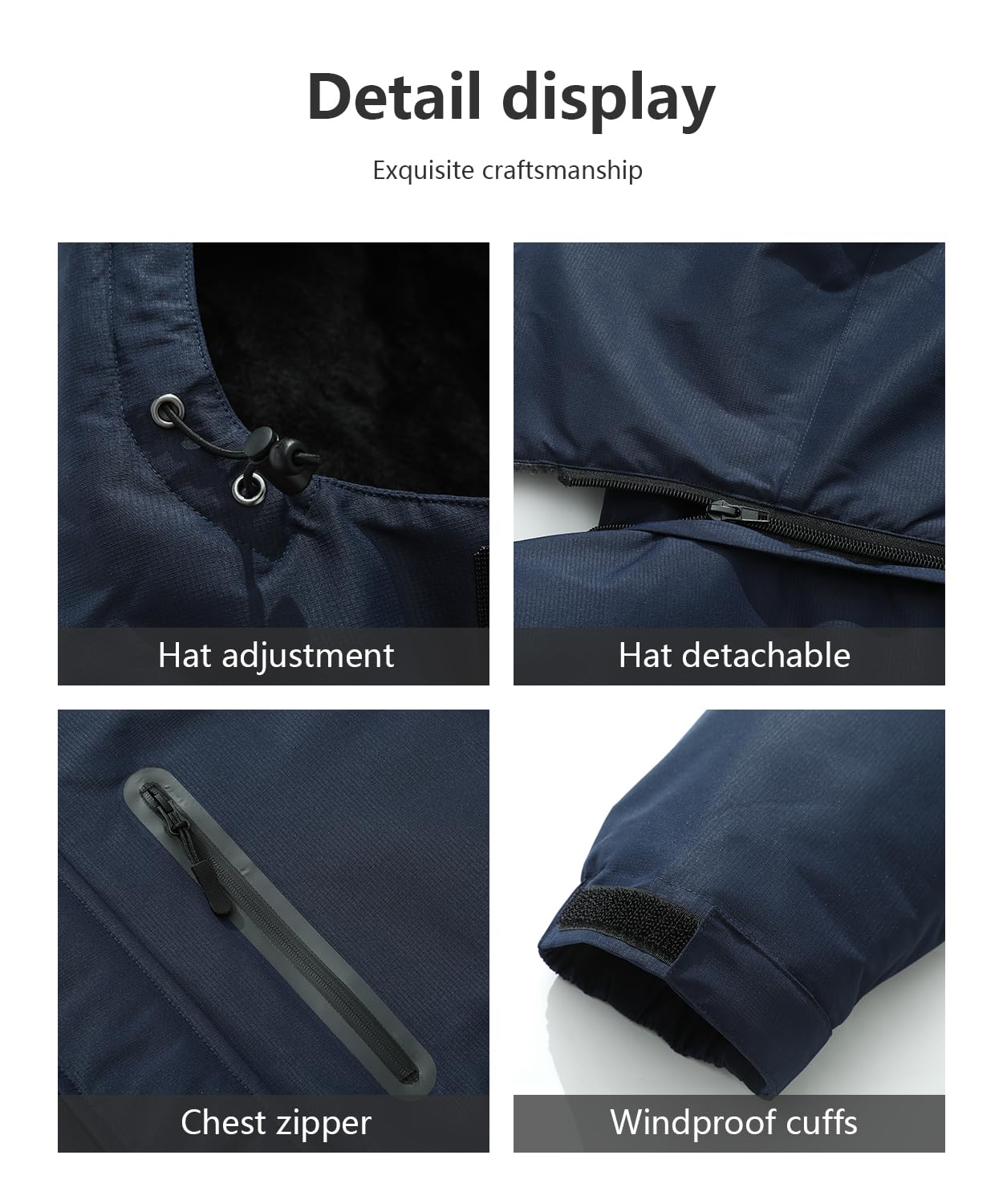 Men's Mountain Ski Jacket - Waterproof & Warm