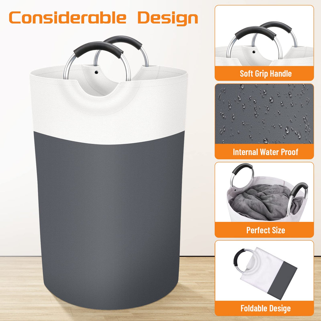 BlissTotes 90L Collapsible Laundry Hamper - Black - Laundry Baskets by Handbags Specialist Headquarter | Available at Handbags Specialist Headquarter