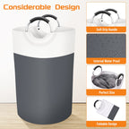 BlissTotes 90L Collapsible Laundry Hamper - Black - Laundry Baskets by Handbags Specialist Headquarter | Available at Handbags Specialist Headquarter