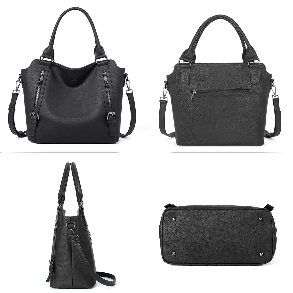 CLUCI Eco Luxe Vegan Leather Tote Bag - Bucket Bag by Handbags Specialist Headquarter | Available at Handbags Specialist Headquarter