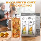 Aofmee Stainless Precision Pitcher - 68oz Borosilicate - Decor by Handbags Specialist Headquarter | Available at Handbags Specialist Headquarter