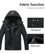 Men's Mountain Ski Jacket - Waterproof & Warm