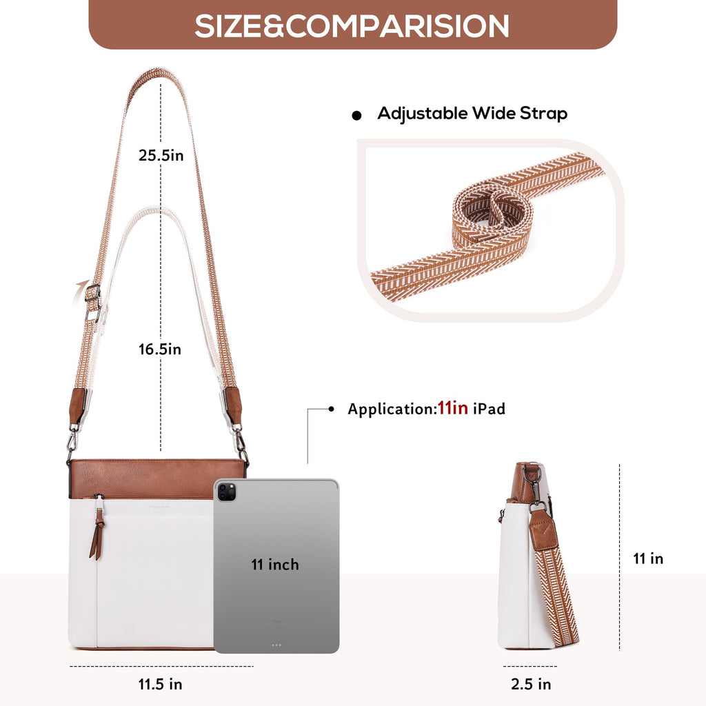 Chic Leather Crossbody with Card Slots for Women -  by Handbags Specialist Headquarter | Available at Handbags Specialist Headquarter