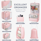 OlarHike Travel Cube Set - Cream Organizer & Gifts -  by Handbags Specialist Headquarter | Available at Handbags Specialist Headquarter