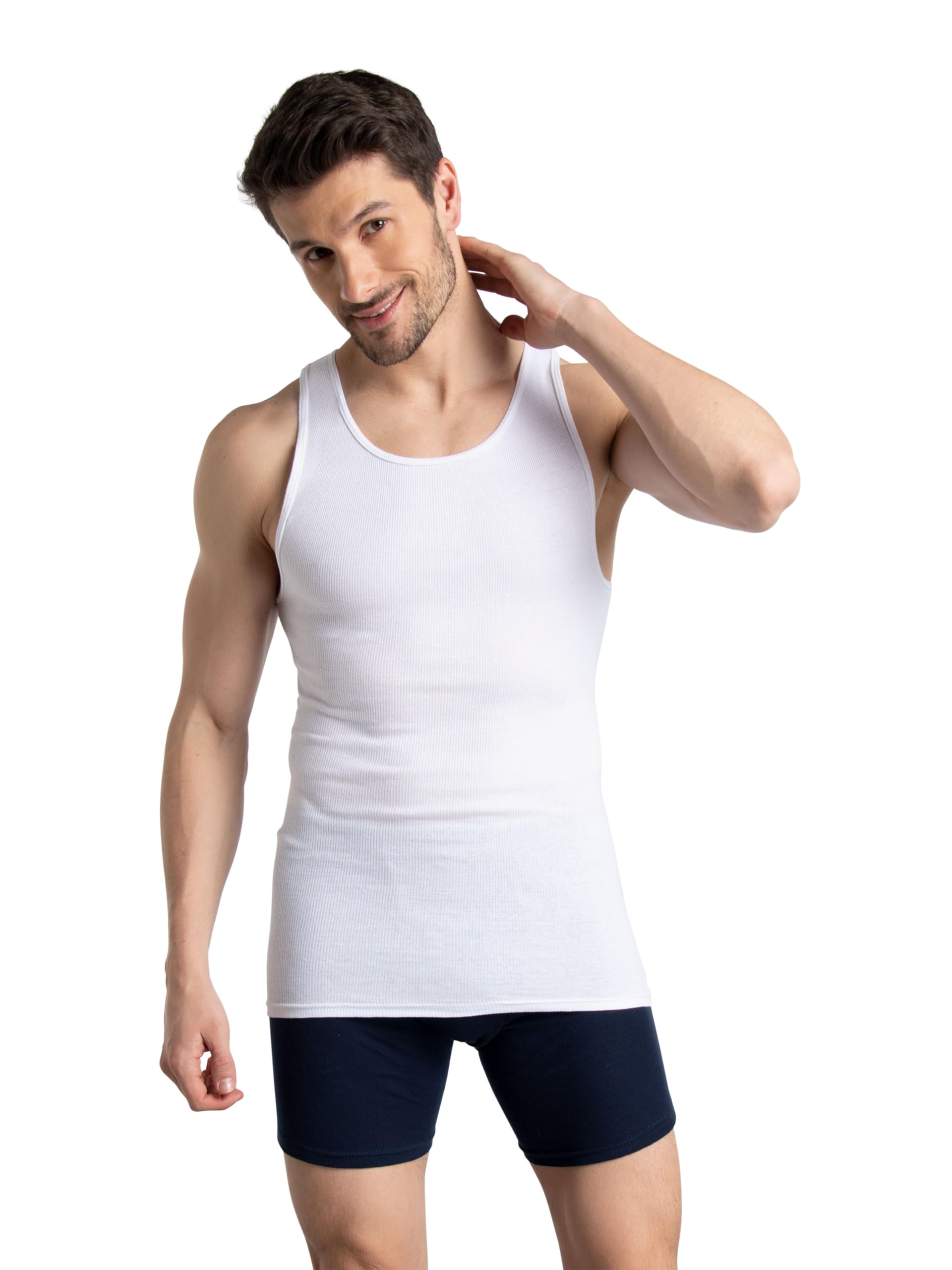 Men's Sleeveless Moisture Wicking Tank A-Shirt