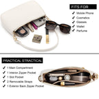 Retro Vegan Leather Shoulder Bag -  by Handbags Specialist Headquarter | Available at Handbags Specialist Headquarter