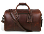 Leather Travel Duffel Bag for Men & Women