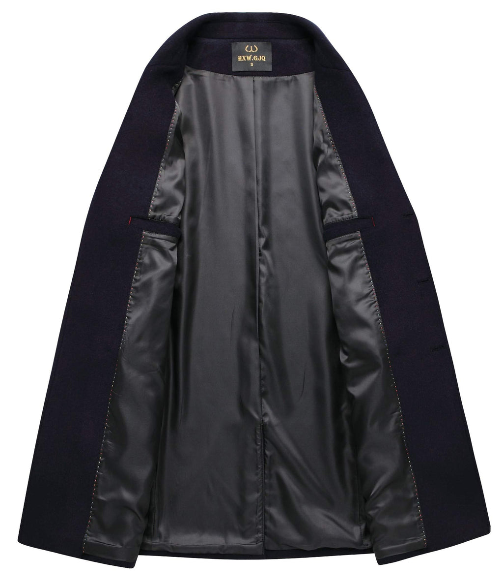Men's Premium Wool Blend Double Breasted Coat