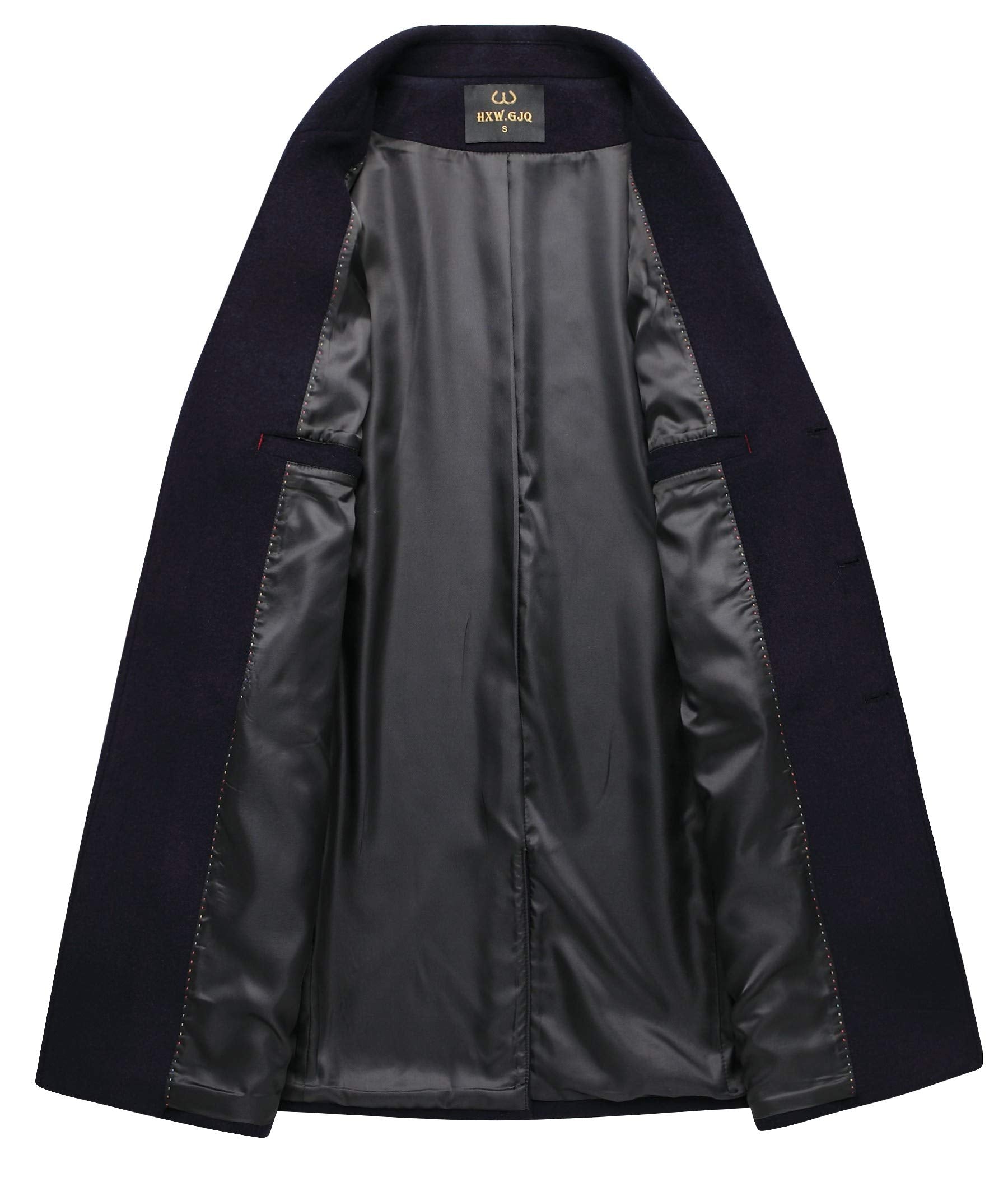 Men's Premium Wool Blend Double Breasted Coat